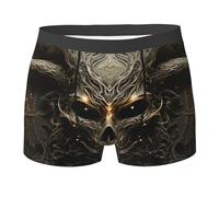 Démon Pentagramme Crâne Enfer Sombre Homme Caleçon Boxeur Mode Caleçons Confortale sous-Vêtements L