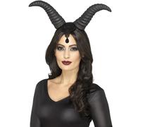 Démon Reine Cornes Démoniaque Cornes Serre-Tête Femmes Déguisement Halloween