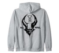 Démon Satan Sceau de Lucifer Wicca Diable Sorcellerie Enfer Sweat à Capuche