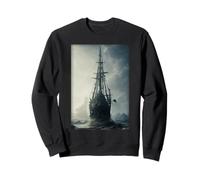 Demon Sea : un navire pirate fantôme majestueux Sweatshirt