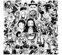 Demon Slayer Anime Autocollants Pack 50 Pcs - Autocollants Pour Voiture, Ordinateur Portable, Bouteilles D'eau, Autocollants Pour Adolescents Autocollants En Vinyle Mignons