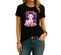 Demon Slayer Anime Esthétique Japon Manga Japonais Fans T-Shirt pour Femmes, M