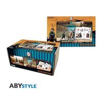 DEMON SLAYER Coffret cadeau Gobelet avec paille + Acryl® + Stickers