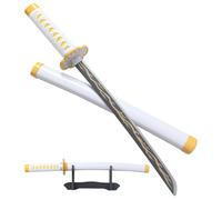 Demon Slayer Coupe Papier Zenitsu Agatsuma Mini Katana Kimetsu No Yaiba Ouvre Lettre 42cm Décoration