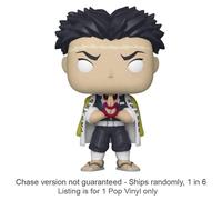 Demon Slayer Gyomei Himejima 3,75 pouces Pop Vinyl Chase expédié 1 sur 6