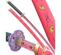 Demon Slayer Katana en Bois Kokushibo Epee Kimetsu No Yaiba Sabre Cosplay Decoration - Lame en Bois Décoration