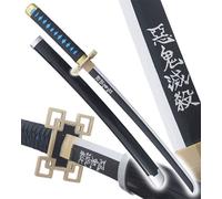Demon Slayer Katana Muichiro Tokito Epee En Bois Kimetsu No Yaiba Sabre - 80cm