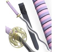 Demon Slayer Katana Obanai Iguro Epee Obanai Sabre Replique + Fourreau Décoration