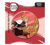 Demon Slayer : Kimetsu no Yaiba Badge Kyojuro Rengoku, Métal