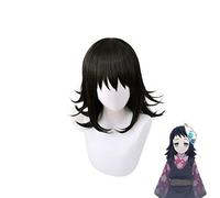 Demon Slayer Kimetsu no Yaiba Makomo perruque noire Cosplay Costume femmes résistant à la chaleur cheveux synthétiques Halloween fête perruques MZ-1439
