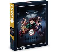 - Demon Slayer-Kimetsu No Yaiba Puzzle, 448/88946, Argent (Silver), 37x27x6cm