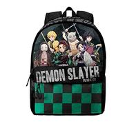 Demon Slayer Kimetsu no Yaiba-Sac à dos HS FAN 2.0, Noir