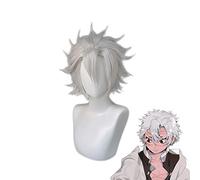 Démon Slayer Kimetsu no Yaiba Shinazugawa Sanemi perruque courte Cosplay Costume cheveux synthétiques hommes femmes fête jeu de rôle perruques