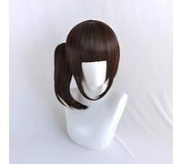 Demon Slayer: Kimetsu No Yaiba Tsuyuri Kanawo Cosplay Perruques 40cm Perruque Synthétique Noir Marron Mixte Claw Clip Ponytail Anime Perruque Démon Slayer Kimets Tsuyuri Kanawo