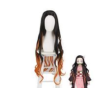 Demon Slayer Nezuko Kamado Cosplay perruques Kimetsu no Yaiba cheveux résistants à la chaleur Cosplay Costume perruques + casquette de perruque gratuite C-359