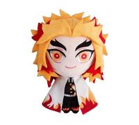 Demon Slayer Peluche Kyojuro Rengoku Anime Peluche Peluche Poupée, 20 cm - 7,9 pouces