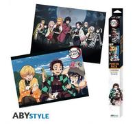 Set 2 Posters Chibi Demon Slayer Séries 2x4