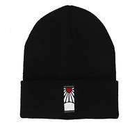 Demon Slayer Tanjiro Bonnet d'hiver brodé Noir uni