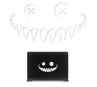 Demon Smile Autocollant autocollant pour voiture créatif étanche | Sourire le décalque mural pour intérieur voiture, ordinateur portable, bagage, fenêtre de camion, bagage, vélo électrique, moto