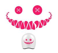 Demon Smile Sticker | Autocollant de Voiture Créatif Imperméable, Visage Sourire Autocollant Mural pour Intérieur Voiture Fenêtre Ordinateur Portable Bagages Camion Autocollant pour Voitures Vélos