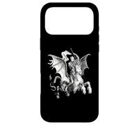 Démon supérieur à Cheval Tenant Un Art vectoriel Standard Coque pour iPhone 17 Pro Max