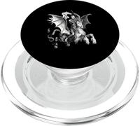 Démon supérieur à Cheval Tenant Un Art vectoriel Standard PopSockets PopGrip pour MagSafe