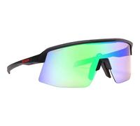Demon Unisex Roubaix Filter 2 Sportbrille, matt black green 2N-green mirr, OneSize