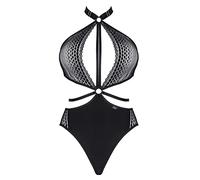 Demoniq Body ouvert pour femme Noir - Noir - L