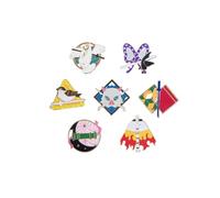 Demons Killing Insignes 7pcs, Kisatsu Corp Hashira Figurine Broche Épingle, Sac À Dos Décor Accessoires Fans Collection