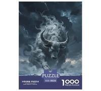 démonsPuzzle 1000 Pièces Animaux Style Pin-up Coloré, Puzzle Qualité Supérieure, Illustration Originale, Détente 38x26cm/1000pcs