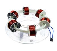 Démonstrateur d'accélérateur circulaire, 4 bobines, matériel éducatif, sciences physiques, alimentation basse tension 12 V pour enseignement en classe, jouet de bureau