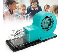 Démonstrateur d'ascenseur d'avion, modèle de démonstration d'ascenseur de soufflerie, Ventilateur à débit d'air réglable avec modèle d'avion Amovible, for étudier l'équipement pédagogique de Physique