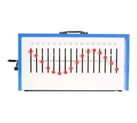 Démonstrateur de vagues à manivelle - Instrument de mouvement longitudinal et transversal - 16 trous d'arbre de roue excentriques - Équipement d'expérimentation pour l'enseignement de la physique
