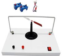 Démonstrateur d'expériences électromagnétiques d'Oersted, modèle de champ magnétique autour du conducteur porteur de courant, aide à l'enseignement de la physique for l'enseignement(Black)