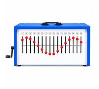 Démonstrateur d'ondes longitudinales et transversales, Machine à Mouvement | Modèle physique à manivelle, 16 tiges, démontre le mouvement des ondes longitudinales et transversales, for la physique