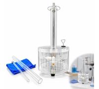 Démonstrateur La Loi Coulomb, Expérience D'équilibre Torsion Transparent | Instrument Électrostatique D'expérimentation Physique, Structure Entièrement Transparente, For L'enseignement