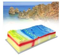 Démonstration géographique du modèle de tectonique des plaques et de morphologie de surface for les collèges et lycées Modèle de structure de plaque et de morphologie de surface 3D, kit d'affichage