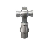 Démonte biellette Accessoires de voiture M16, kit joint d'extrémité tige taille métrique, embouts + écrous blocage + bonde soudable + entretoise Rotule de Direction(M16 Right Thread)