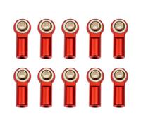 Démonte biellette Joint à rotule d'extrémité de biellette direction en aluminium, adapté pour voiture RC 1/10 SCX10 D90 D110 Tamiya racing(Red)