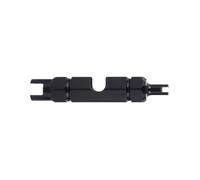 Démonte-noyau de Pneu Vélo Multifonction en Alliage D'aluminium Noir | Retrait Rapide des Valves, Usage Tubeless, pour Maintenance Vélo et Dépannage Portable Route