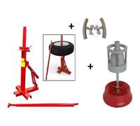 Démonte Pneu 13'' à 21'' manuel Auto + Equilibreuse manuelle portable + 2 Protèges Jante