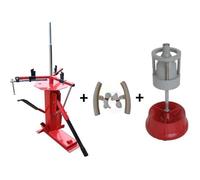 Démonte Pneu manuel Auto Moto jusqu'à 21'' + Equilibreuse de Roue manuelle portable + 2 Protèges Jante