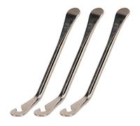 Démonte-Pneus de Vélo, Outil de Pneu de Vélo avec Crochet de Positionnement à l'extrémité Arrière 3 Pièces Outils de Réparation de Pneus de Vélo en Acier Haute dureté Levier de