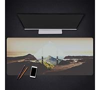 DemonVIP Nouveau Tapis de Souris Anti-dérapant Jeu Grand verrou d'impression HD Pad de Souris étanche Pad Clavier (60cmx30cm)
