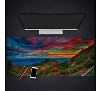 DemonVIP Tapis de Souris antidérapant 3D imprimé en Caoutchouc Naturel Tampon en Caoutchouc Naturel Ordinateur Portable étanche Clavier Tapis de Souris (60cmx30cm)