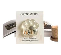 d'Empreinte de Patte Décorations de Fête Toiletteur pour Animaux avec Carte | Collection Poche Idéal pour Femmes Hommes Adultes Garçons Filles