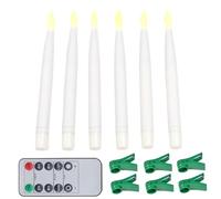 Demsyeq Bougies flottantes LED | Bougies électriques LED avec télécommande | Décoration romantique pour intérieur et extérieur festival fête mariage banquet piscine