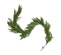 Demsyeq Couronne de Noël - Guirlande décorative pour Noël - Verdure artificielle imperméable pour décoration de maison de vacances pour cheminée, fenêtre, été, automne, hiver, printemps, fête