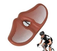 Demsyeq Coussin de siège pour vélo - Housse de selle élargie | Antidérapant - Accessoires de rechange pour camping, tourisme, activités de plein air