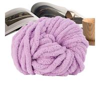 Demsyeq Fil chenille - 25 m - Velours doux - Fournitures de tissage et de tricot pour décoration d'intérieur - Jeté de coussin, panier, chapeau, lit pour animaux domestiques, vêtements de bébé